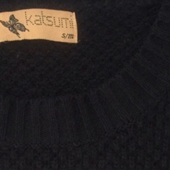 Katsumi LF Black Skull Embroidered Chunky Knit - Picture 4 of 4